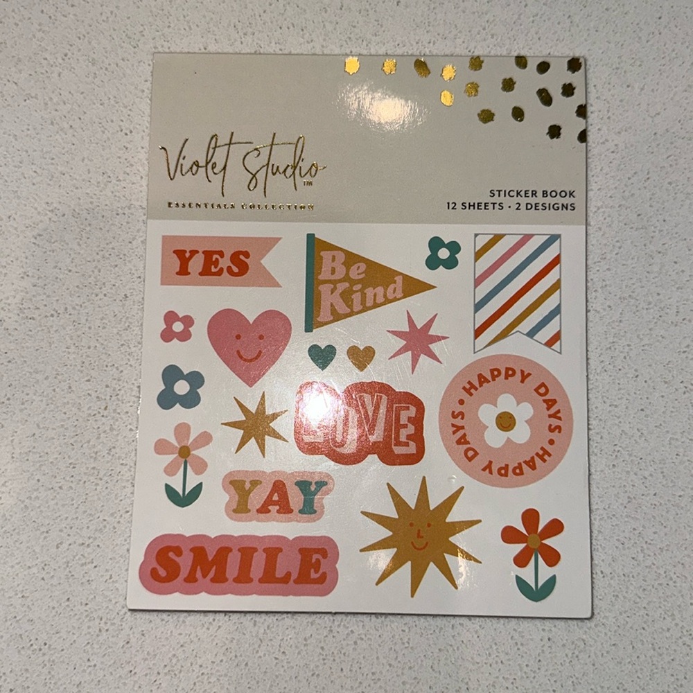 Violet Studio Essentials Collection Sticker Book